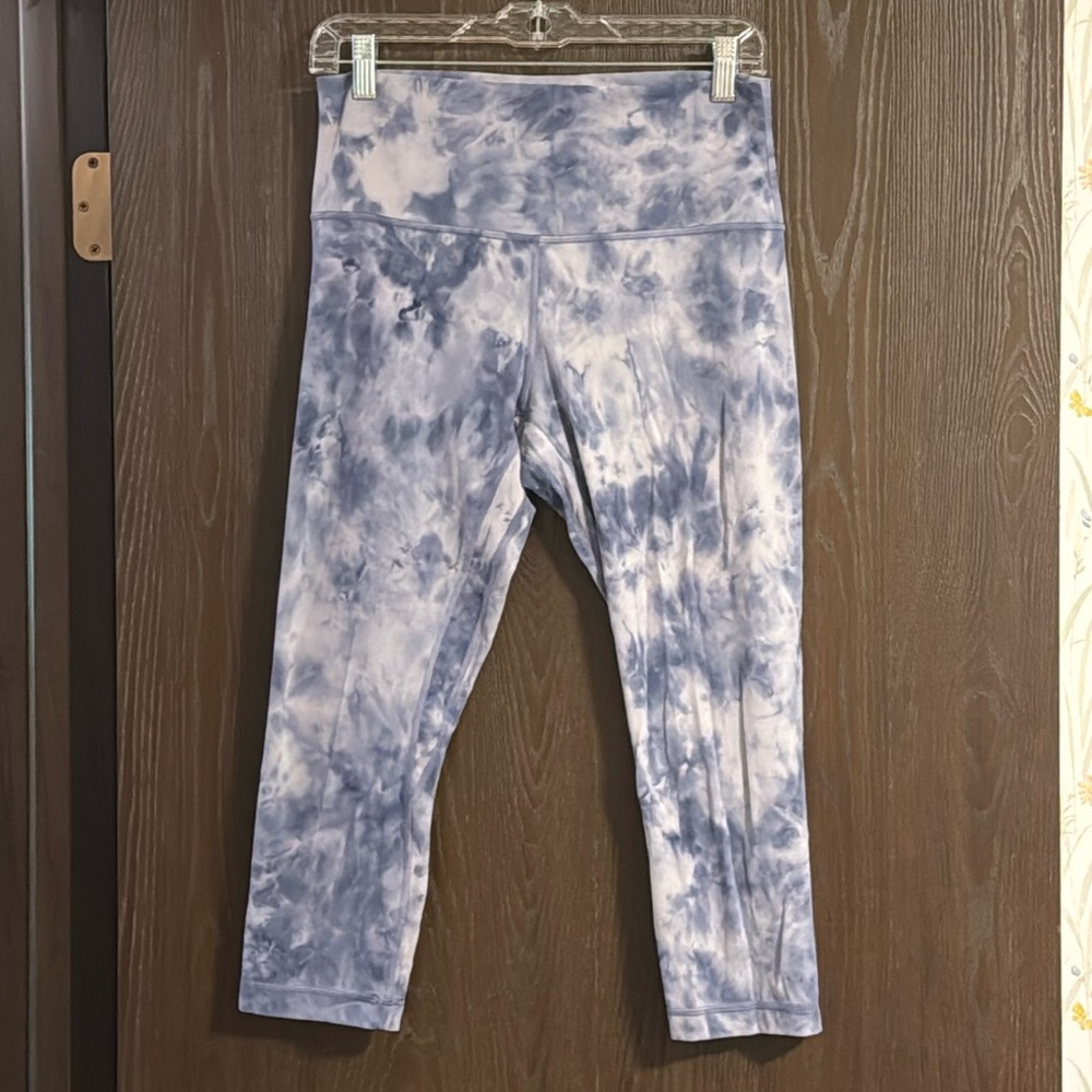 Lululemon Align Crop Legging Size 10 Diamond Dye Iced Iris Peri Purple
